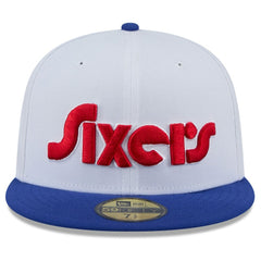 White Philadelphia 76ers 2024/25 City Edition 59FIFTY Fitted Hat | NBA