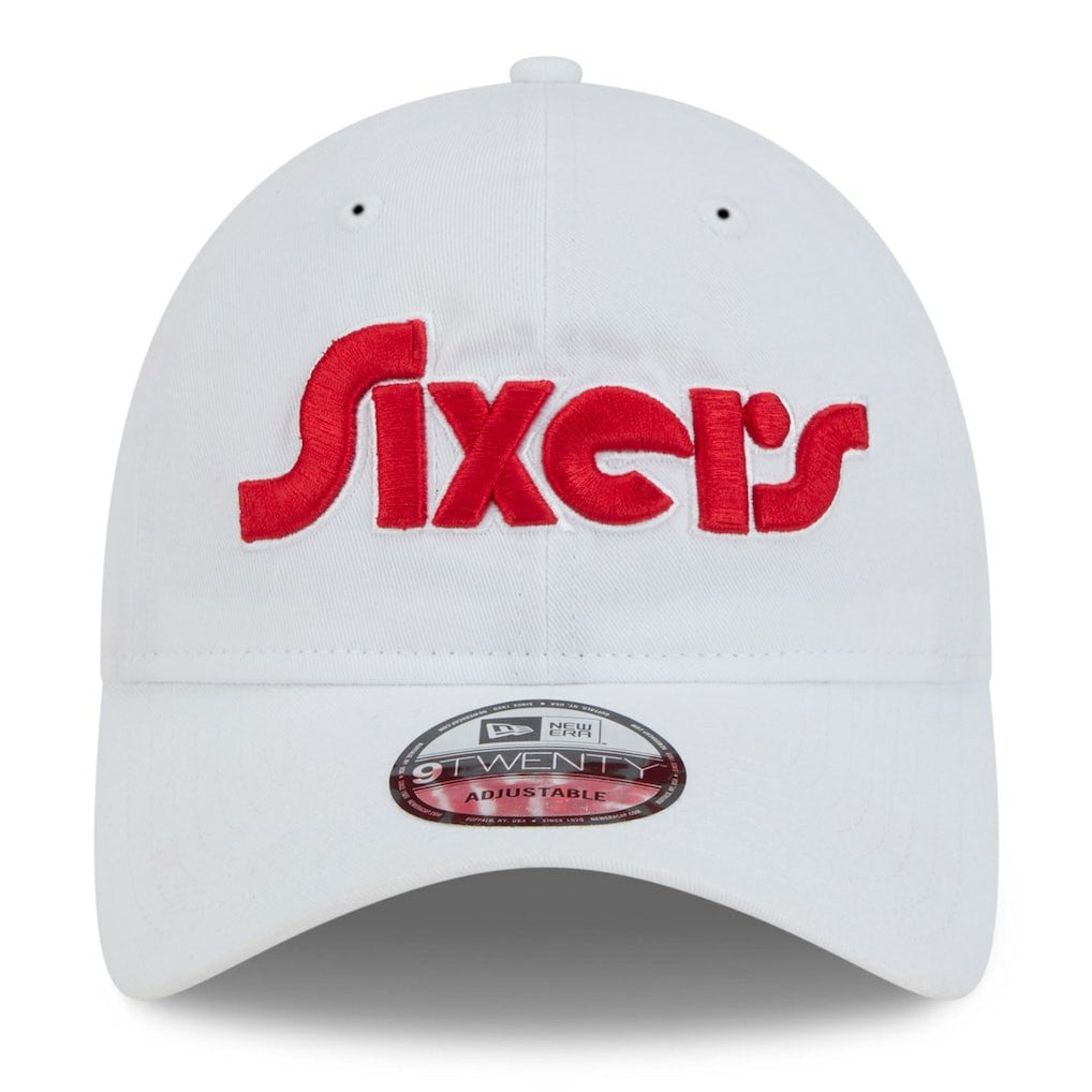 White Philadelphia 76ers 2024/25 City Edition 9TWENTY Adjustable Hat | NBA