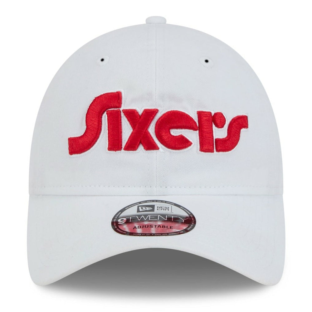 White Philadelphia 76ers 2024/25 City Edition 9TWENTY Adjustable Hat | NBA