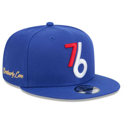 Royal Philadelphia 76ers 2024/25 City Edition Alternate 9FIFTY Snapback Hat | NBA