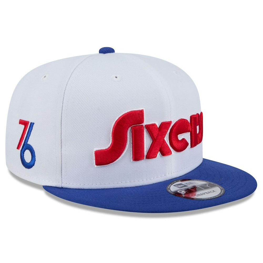 White Philadelphia 76ers 2024/25 City Edition 9FIFTY Snapback Hat | NBA