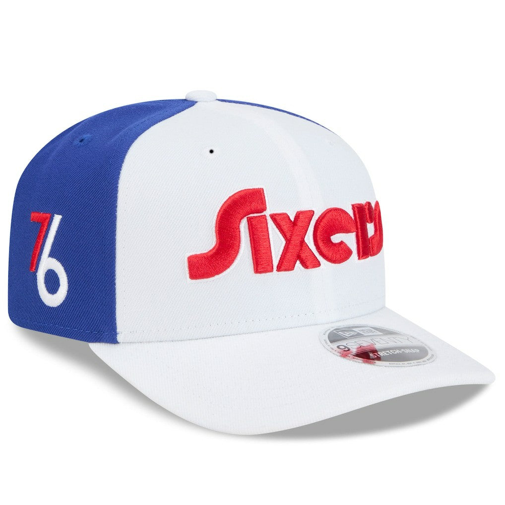 White Philadelphia 76ers 2024/25 City Edition 9SEVENTY Stretch-Snap Hat | NBA