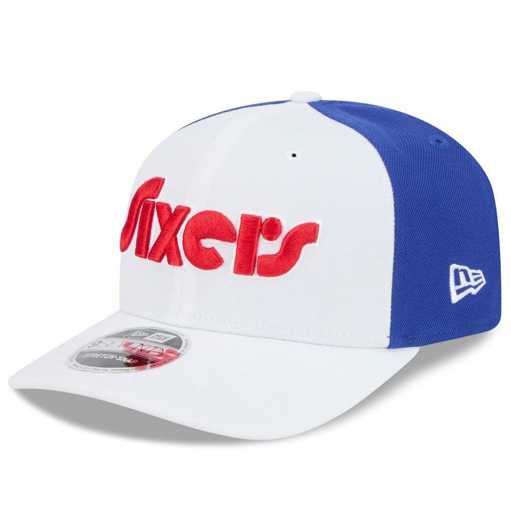White Philadelphia 76ers 2024/25 City Edition 9SEVENTY Stretch-Snap Hat | NBA