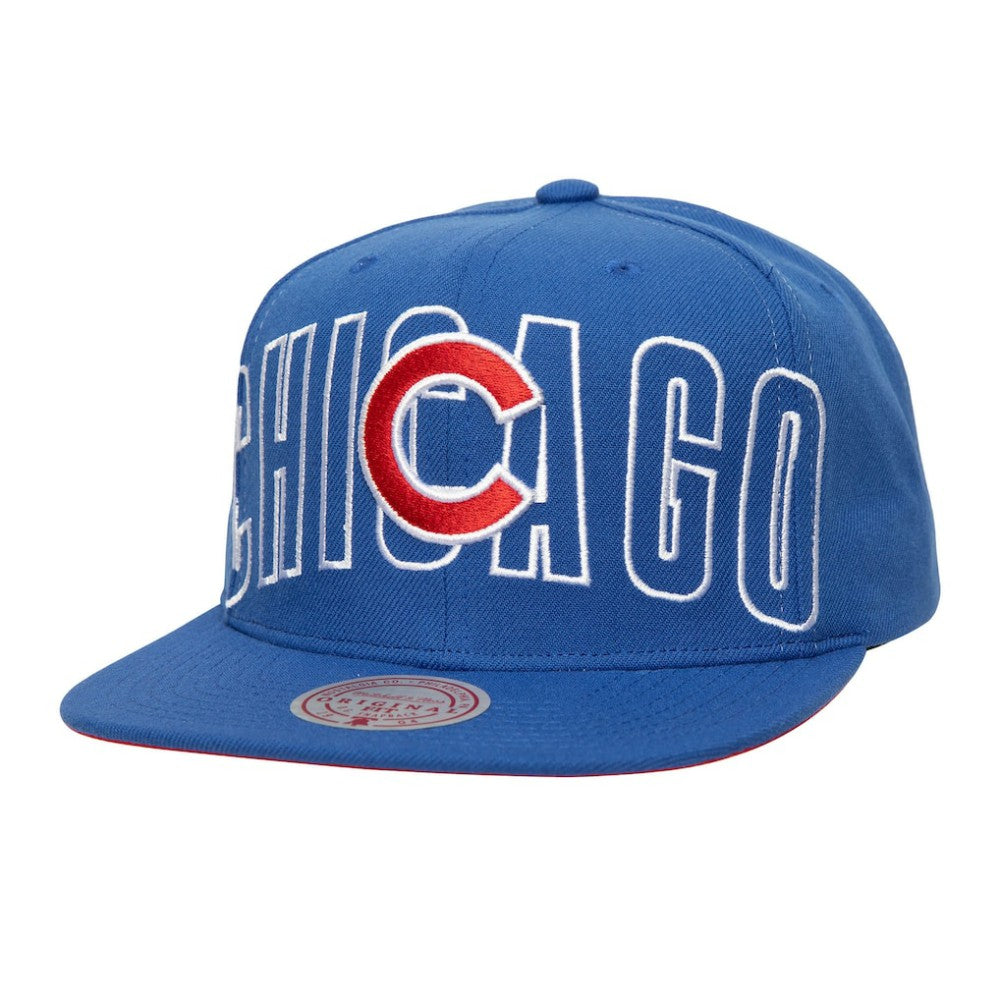 Chicago Cubs Mitchell & Ness Full Frontal Snapback Hat - MLB Hats