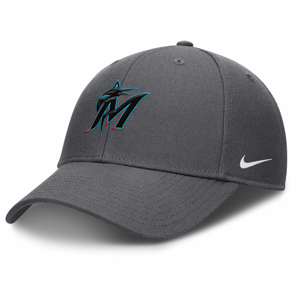 Miami Marlins Nike Club Performance Adjustable Hat - MLB Hats