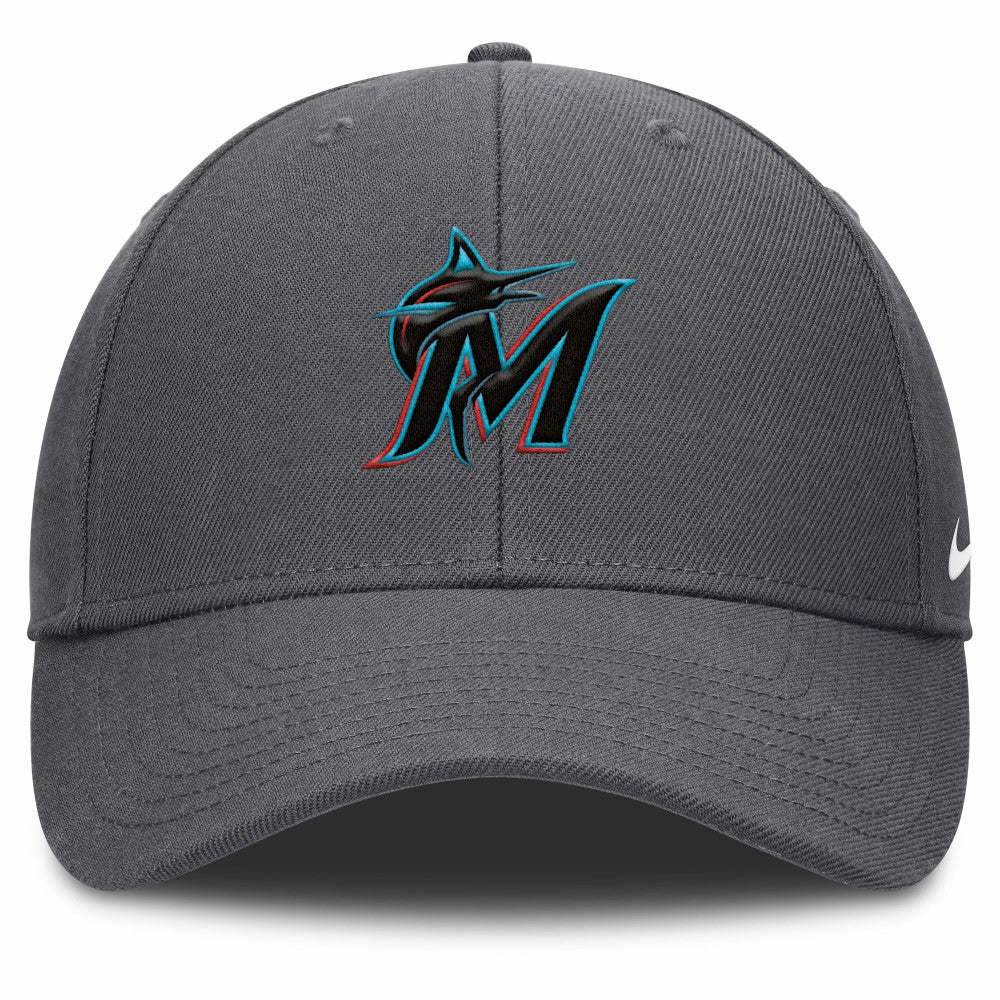 Miami Marlins Nike Club Performance Adjustable Hat - MLB Hats