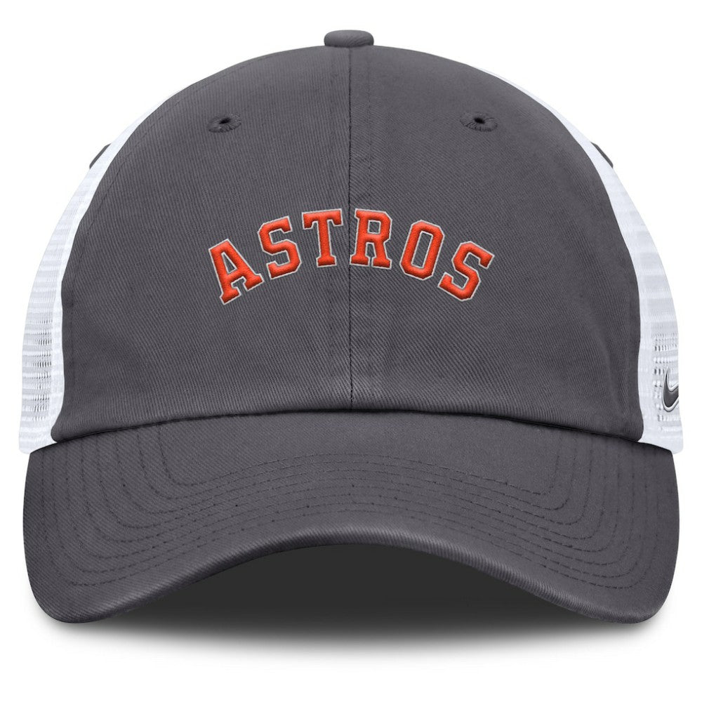 Houston Astros Nike Wordmark Club Adjustable Trucker Hat - MLB Hats
