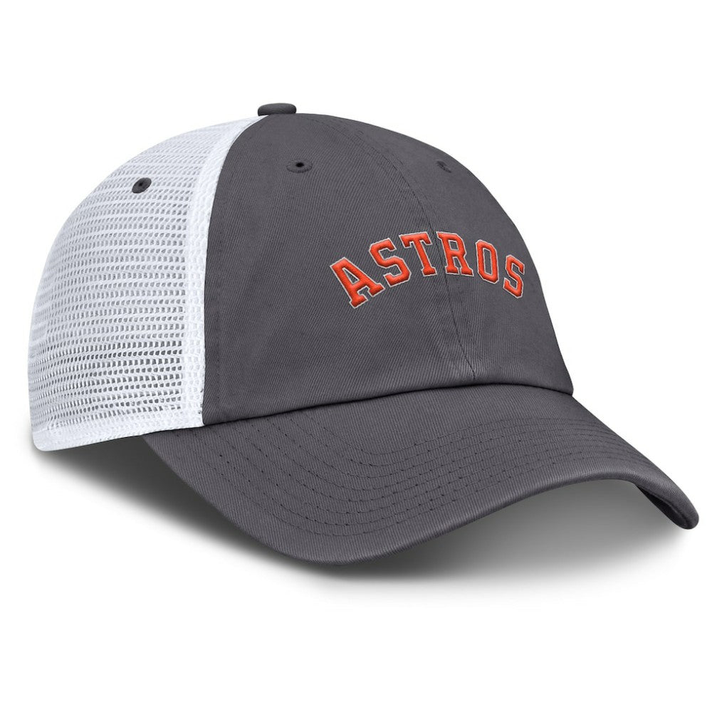 Houston Astros Nike Wordmark Club Adjustable Trucker Hat - MLB Hats