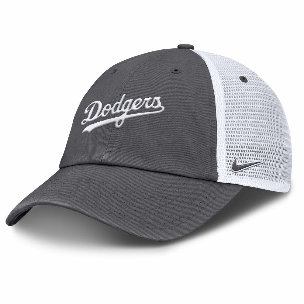 Los Angeles Dodgers Nike Wordmark Club Adjustable Trucker Hat - MLB Hats