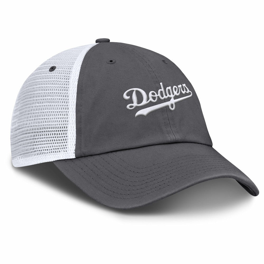 Los Angeles Dodgers Nike Wordmark Club Adjustable Trucker Hat - MLB Hats