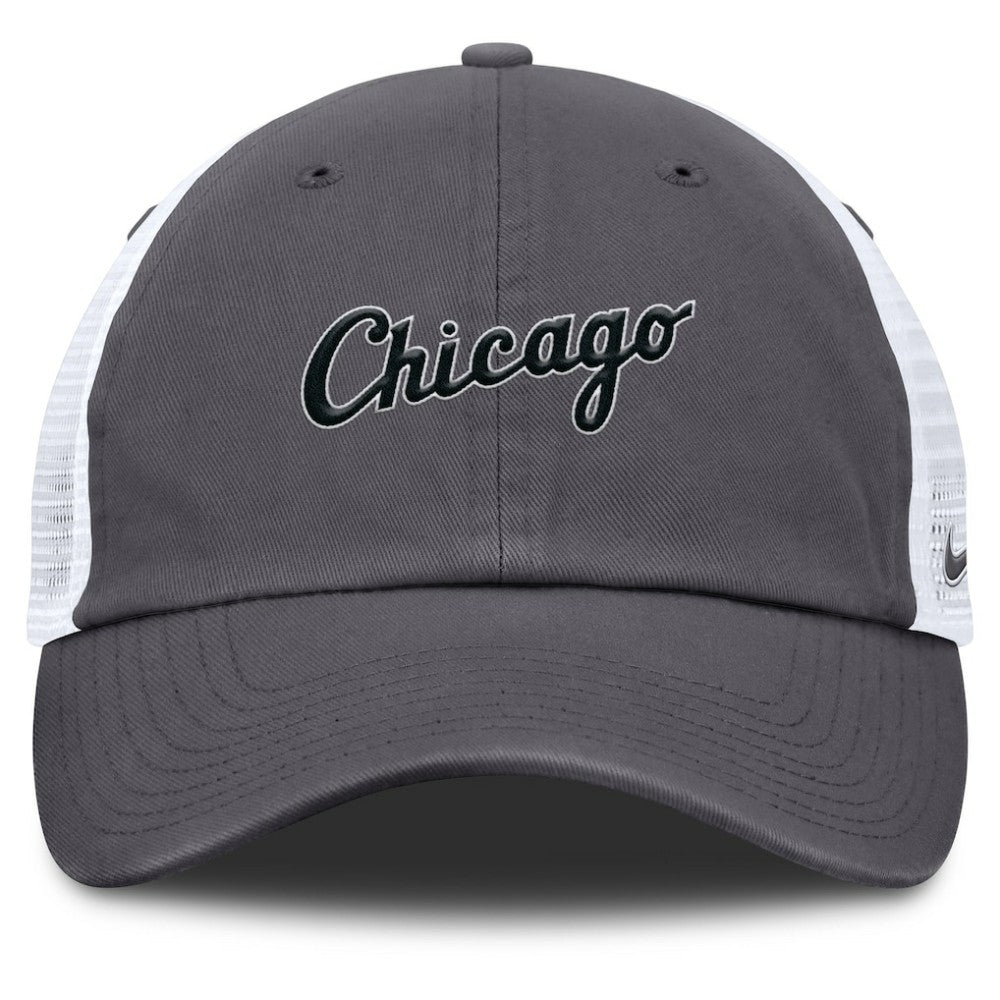 Chicago White Sox Nike Wordmark Club Adjustable Trucker Hat - MLB Hats