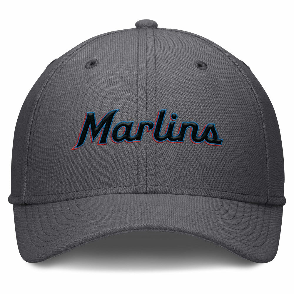 Miami Marlins Nike Swoosh Performance Flex Hat - MLB Hats