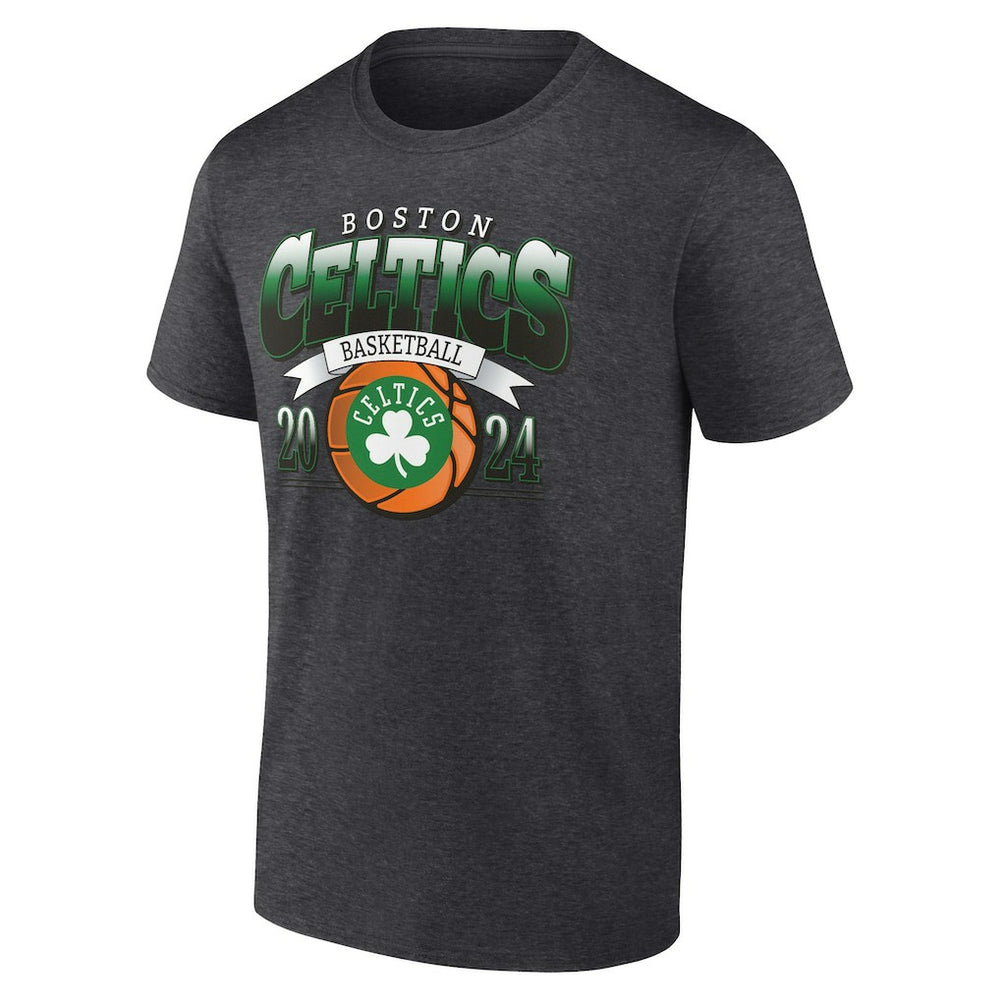 Charcoal Boston Celtics Fast Break Finisher T-Shirt | NBA
