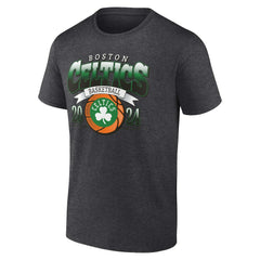 Charcoal Boston Celtics Fast Break Finisher T-Shirt | NBA