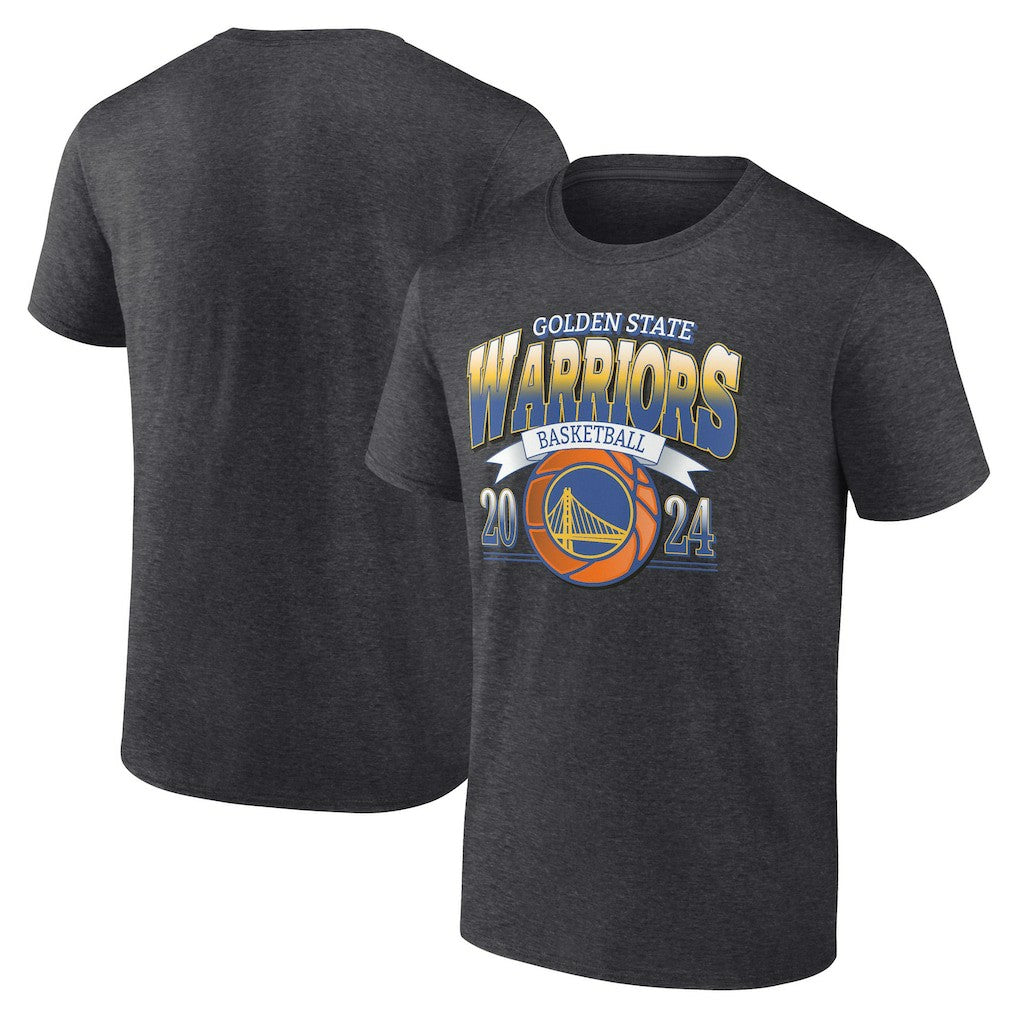 Charcoal Golden State Warriors Fast Break Finisher T-Shirt sale | NBA