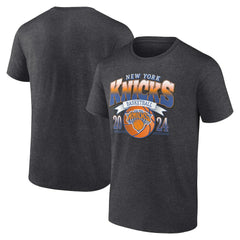 Charcoal New York Knicks Fast Break Finisher T-Shirt | NBA