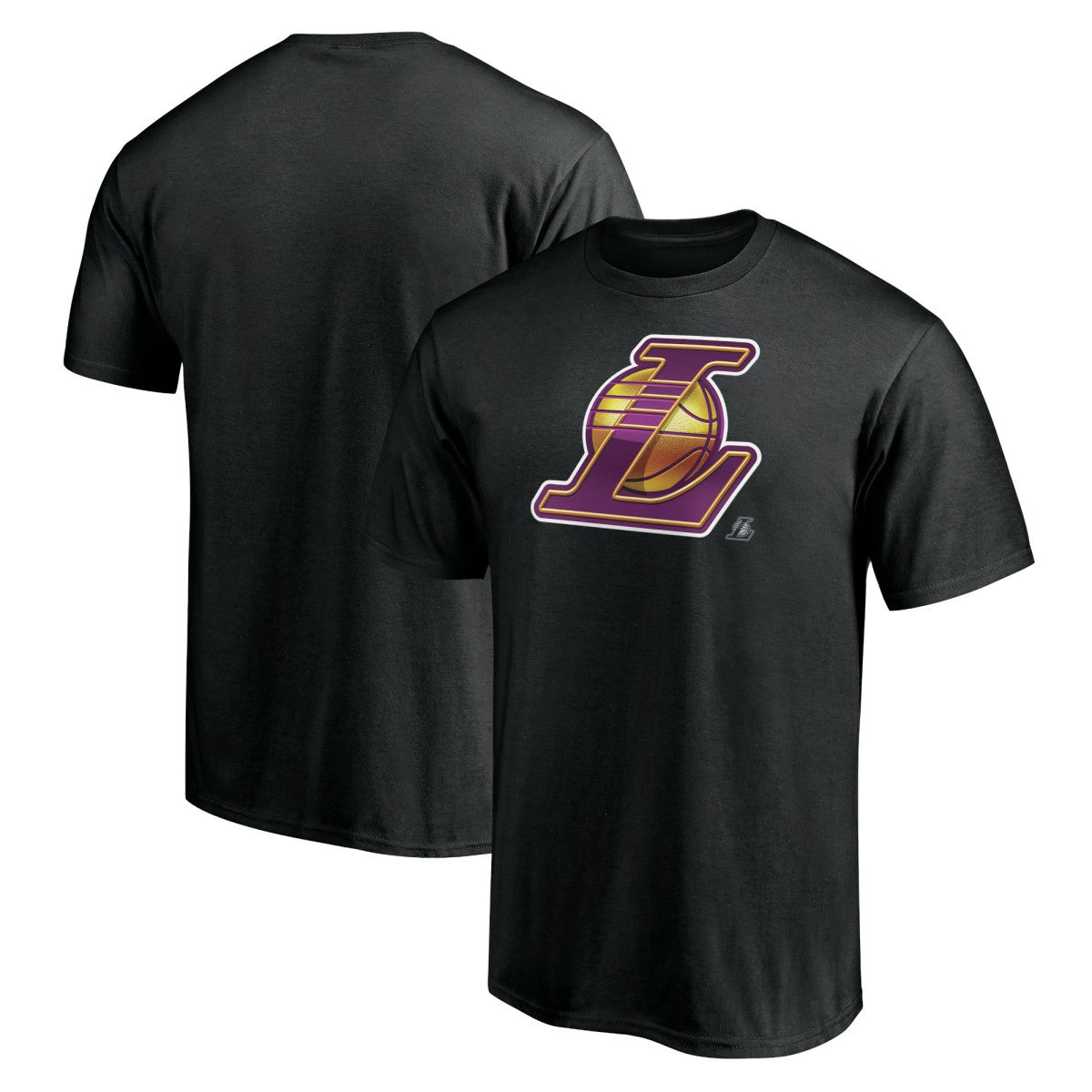 Black Los Angeles Lakers Midnight Mascot T-Shirt | NBA