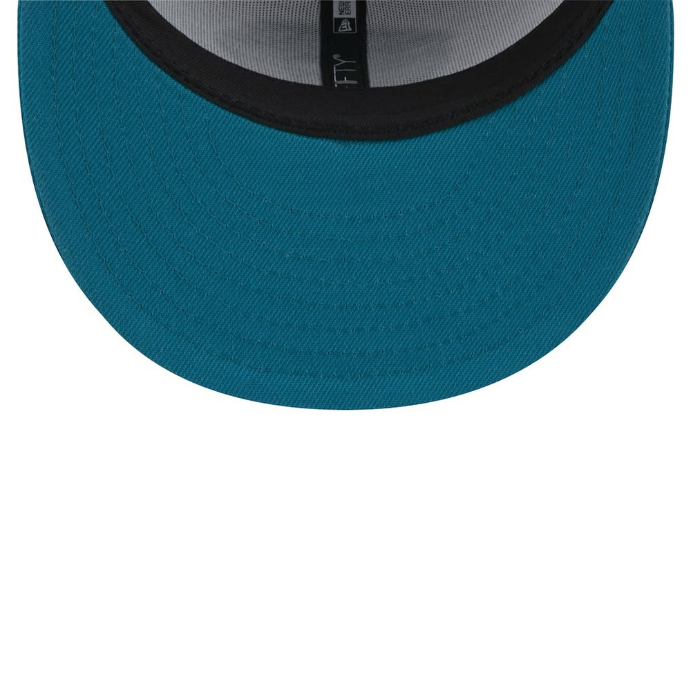 Jacksonville Jaguars Throwback Logo Flipside Two-Tone 59FIFTY Fitted Hat | NFL Discount