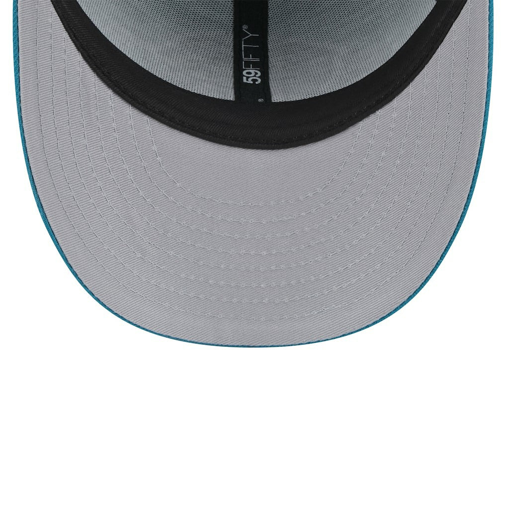 Jacksonville Jaguars Throwback Logo Omaha Low Profile 59FIFTY Fitted Hat | NFL Discount