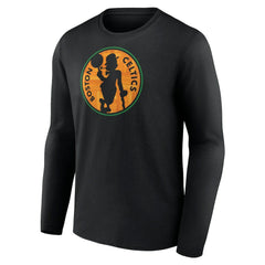 Black Boston Celtics Hardwood Long Sleeve T-Shirt | NBA