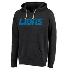 Detroit Lions Majestic Threads Raglan Tri-Blend Pullover Hoodie | NFL New
