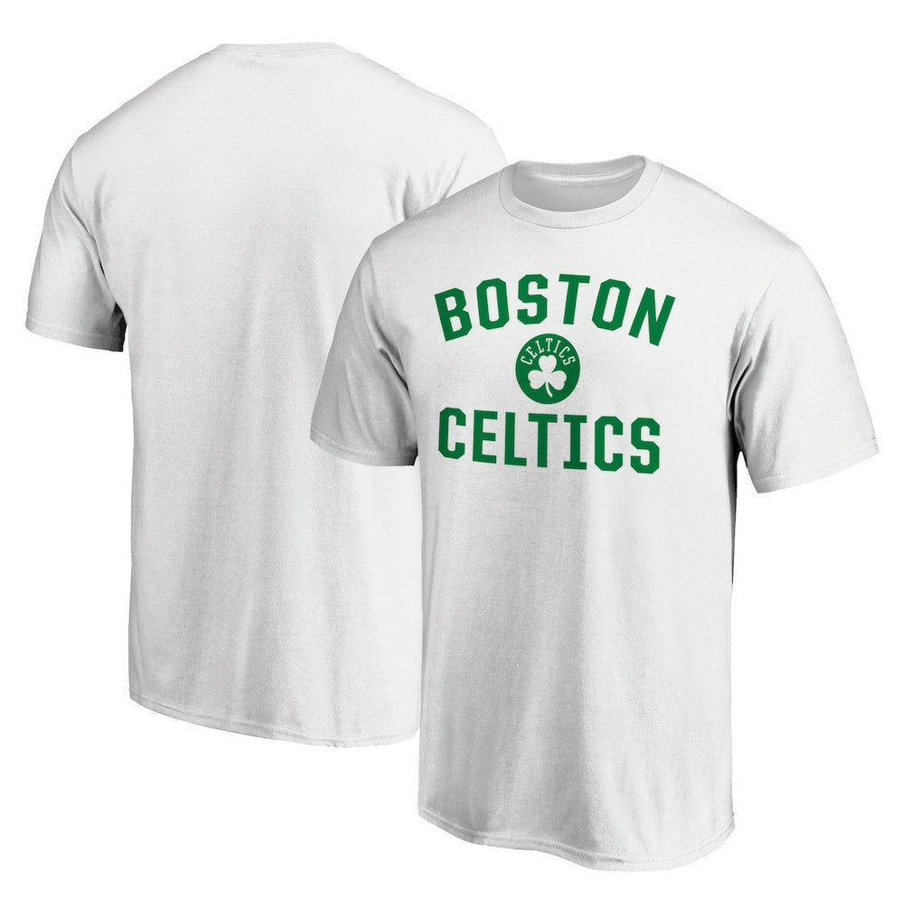 White Boston Celtics Victory Arch T-Shirt | NBA