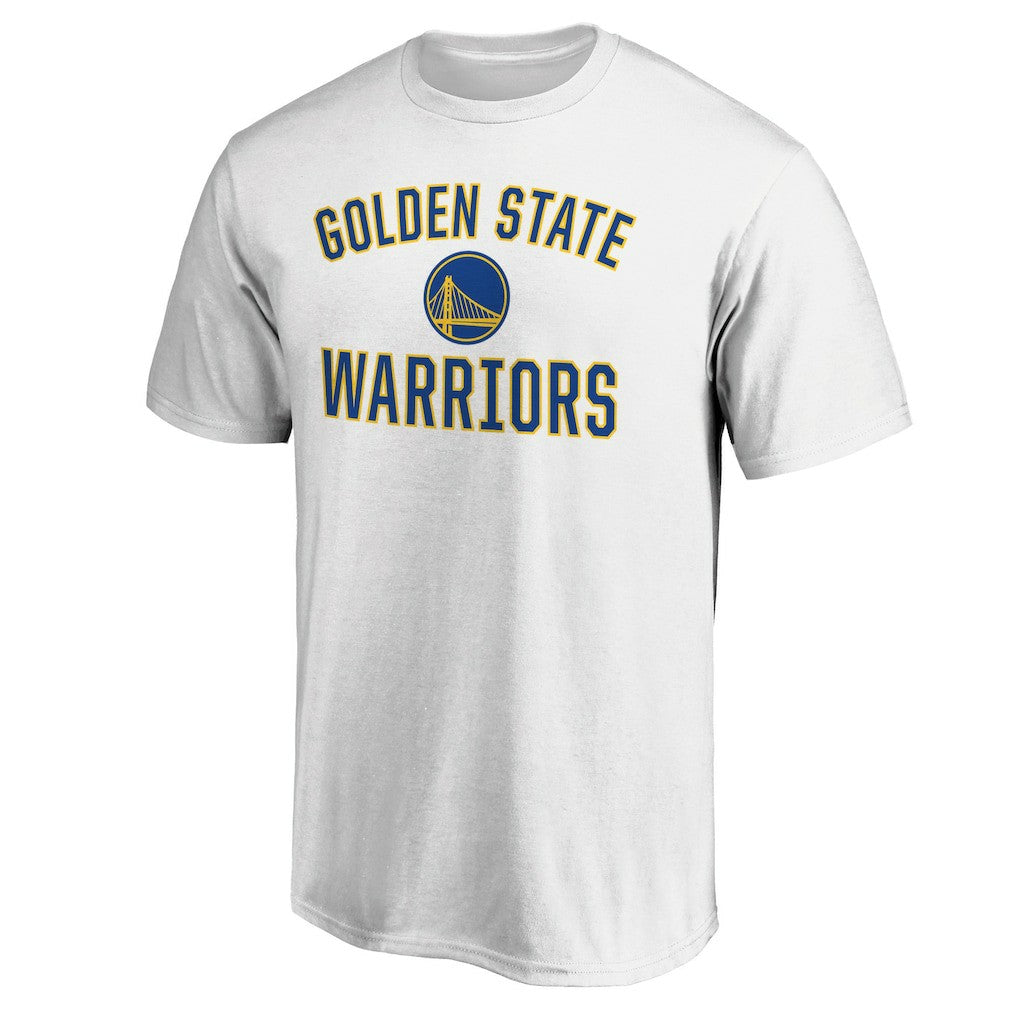 White Golden State Warriors Victory Arch T-Shirt sale | NBA