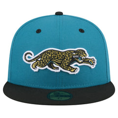 Jacksonville Jaguars Throwback Crawl Flipside Two-Tone 59FIFTY Fitted Hat | NFL Sale