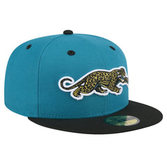 Jacksonville Jaguars Throwback Crawl Flipside Two-Tone 59FIFTY Fitted Hat | NFL Sale