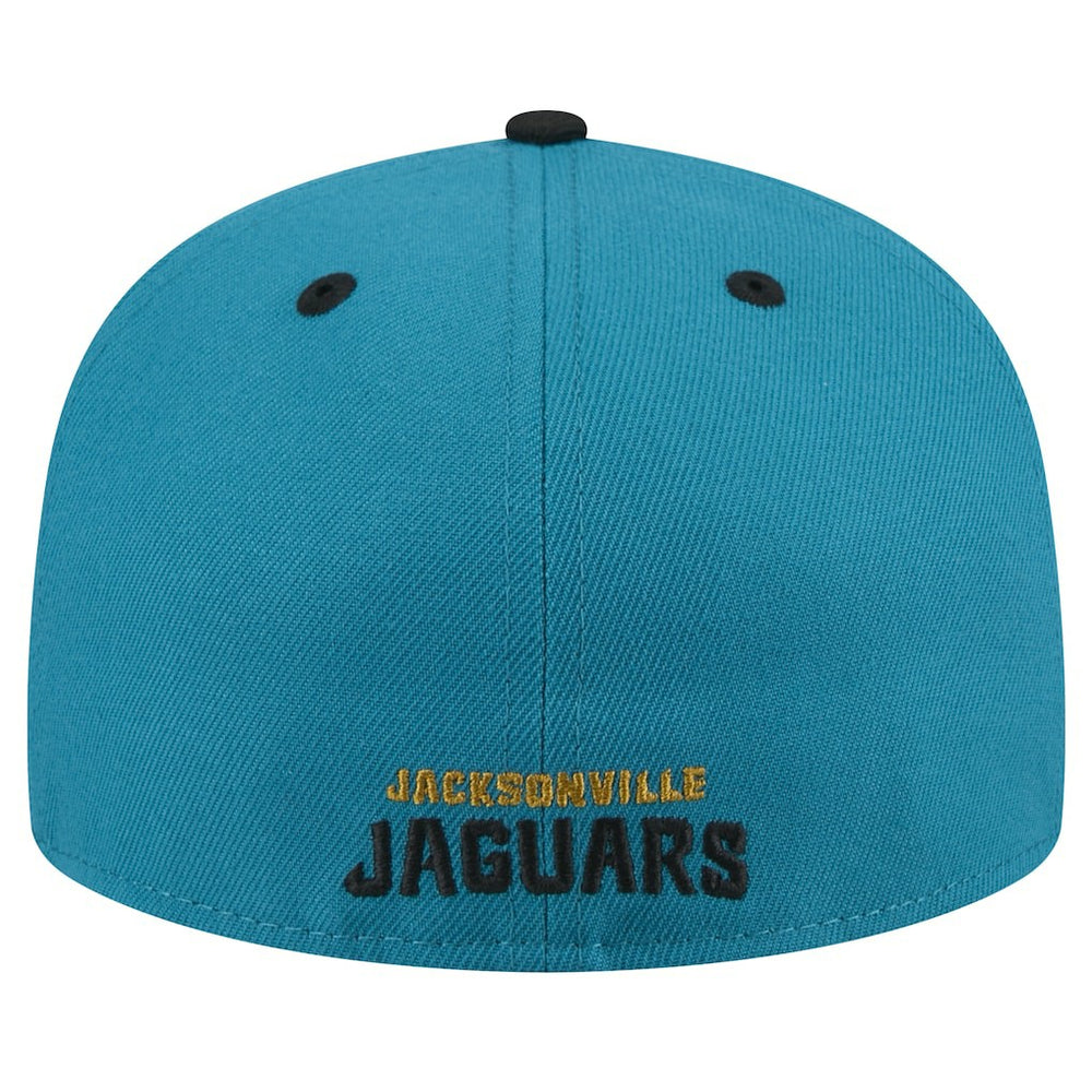Jacksonville Jaguars Throwback Crawl Flipside Two-Tone 59FIFTY Fitted Hat | NFL Sale