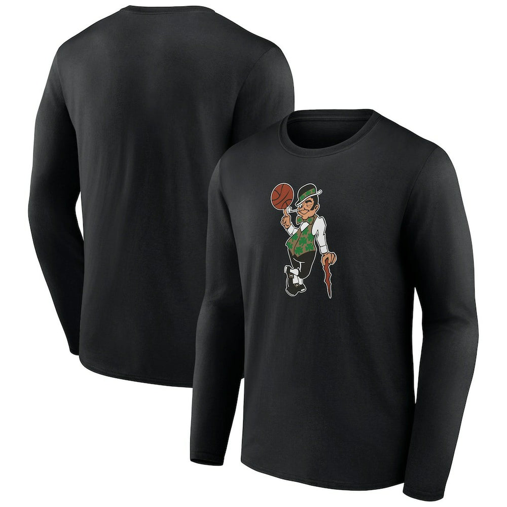 Black Boston Celtics Alternate Logo Long Sleeve T-Shirt | NBA