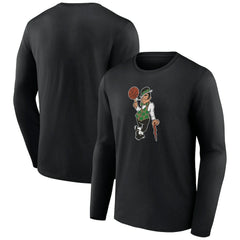 Black Boston Celtics Alternate Logo Long Sleeve T-Shirt | NBA