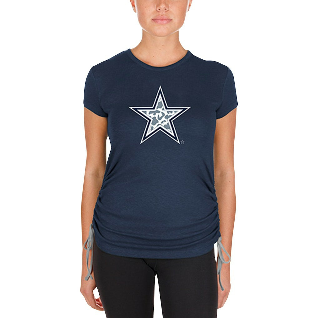 Dallas Cowboys Women's Ruched Side T-Shirt | NFL Sale