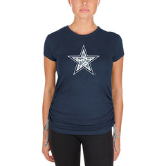 Dallas Cowboys Women's Ruched Side T-Shirt | NFL Sale