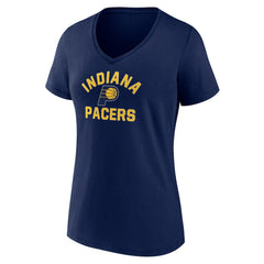 Navy Indiana Pacers Women's Overtime V-Neck T-Shirt | NBA
