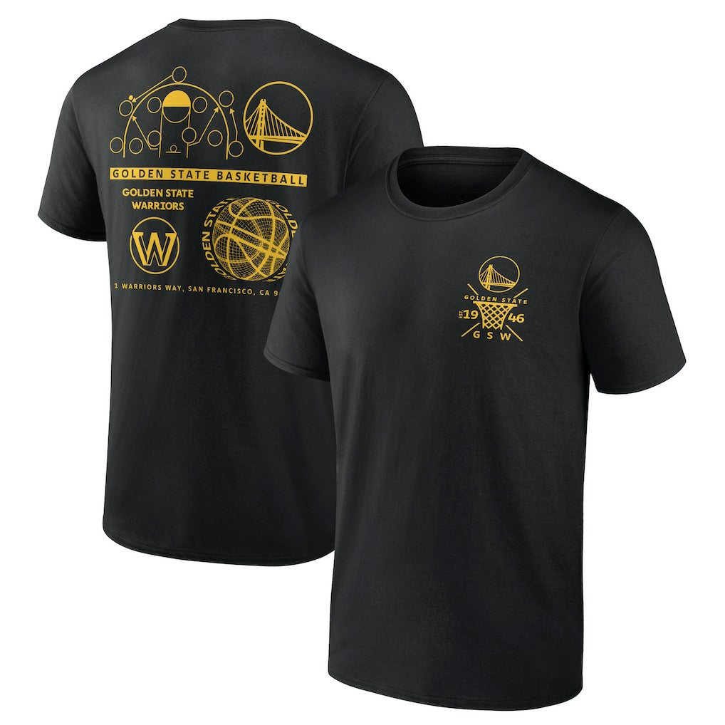 Black Golden State Warriors Street Collective T-Shirt sale | NBA