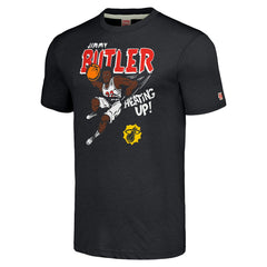 Black Jimmy Butler III Miami Heat Homage Comic Book Player Tri-Blend T-Shirt | NBA