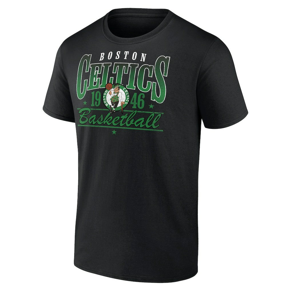 Black Boston Celtics Give And Go Play T-Shirt | NBA