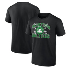 Black Boston Celtics Shattered T-Shirt | NBA