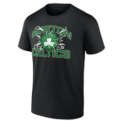 Black Boston Celtics Shattered T-Shirt | NBA