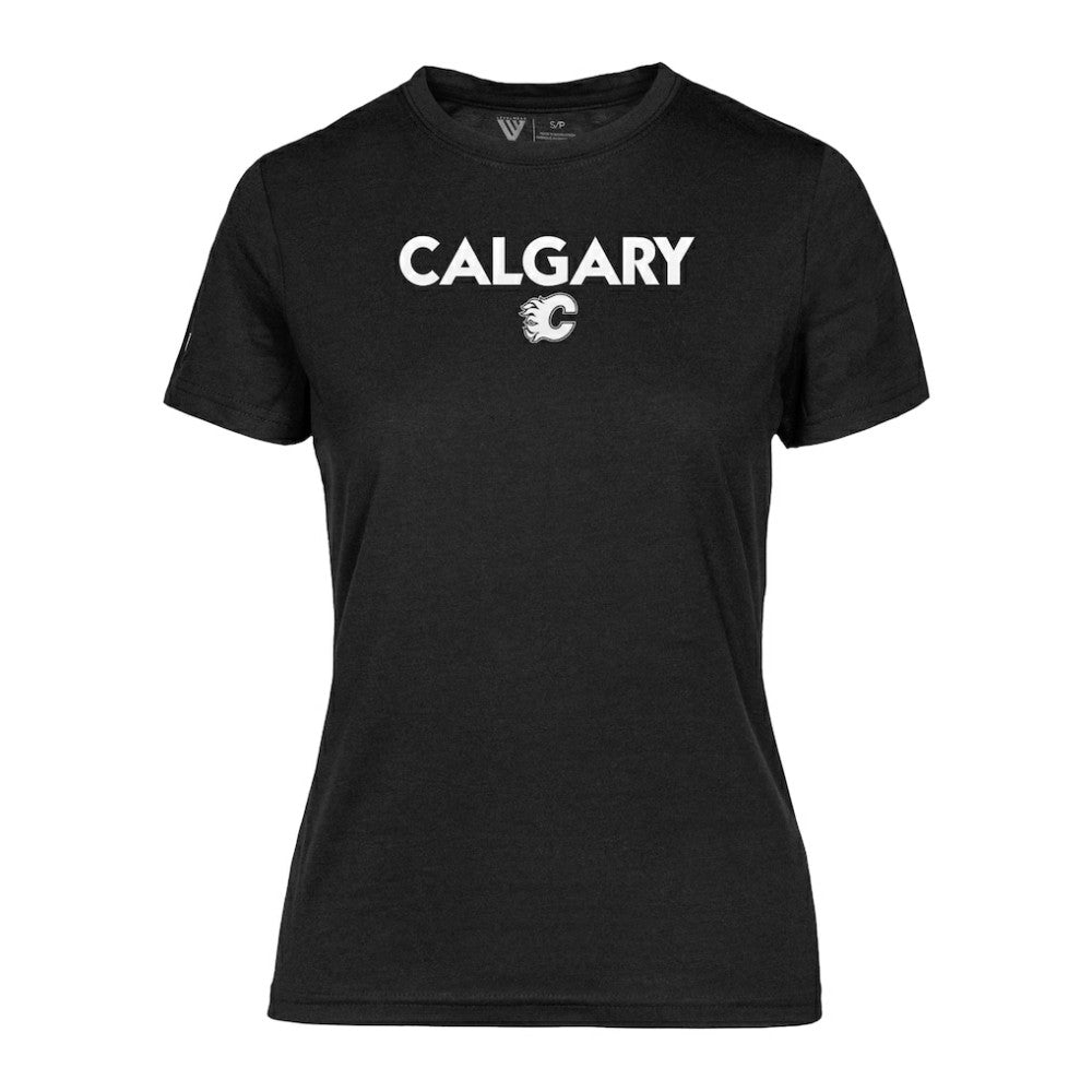 Calgary Flames Levelwear Women's Maddox City Capsule T-Shirt -  NHL T-shirts