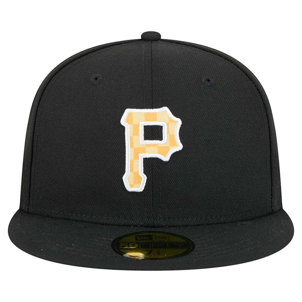 Pittsburgh Pirates New Era Checkered Undervisor 59FIFTY Fitted Hat - MLB Hats