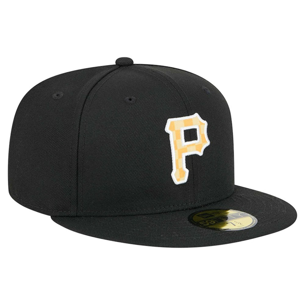 Pittsburgh Pirates New Era Checkered Undervisor 59FIFTY Fitted Hat - MLB Hats