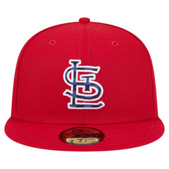 St. Louis Cardinals New Era Checkered Undervisor 59FIFTY Fitted Hat - MLB Hats