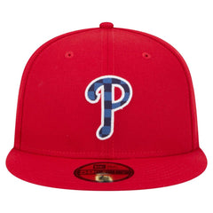 Philadelphia Phillies New Era Checkered Undervisor 59FIFTY Fitted Hat - MLB Hats