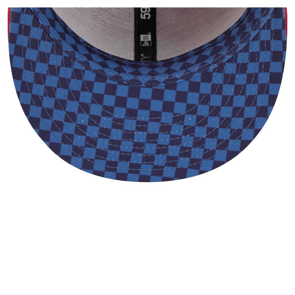 Philadelphia Phillies New Era Checkered Undervisor 59FIFTY Fitted Hat - MLB Hats
