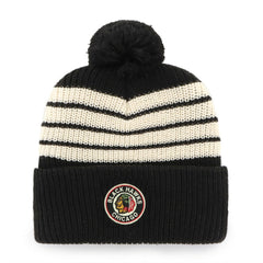 Chicago Blackhawks '47 Old Time Hockey Barn Cuffed Knit Hat with Pom -  NHL Hats