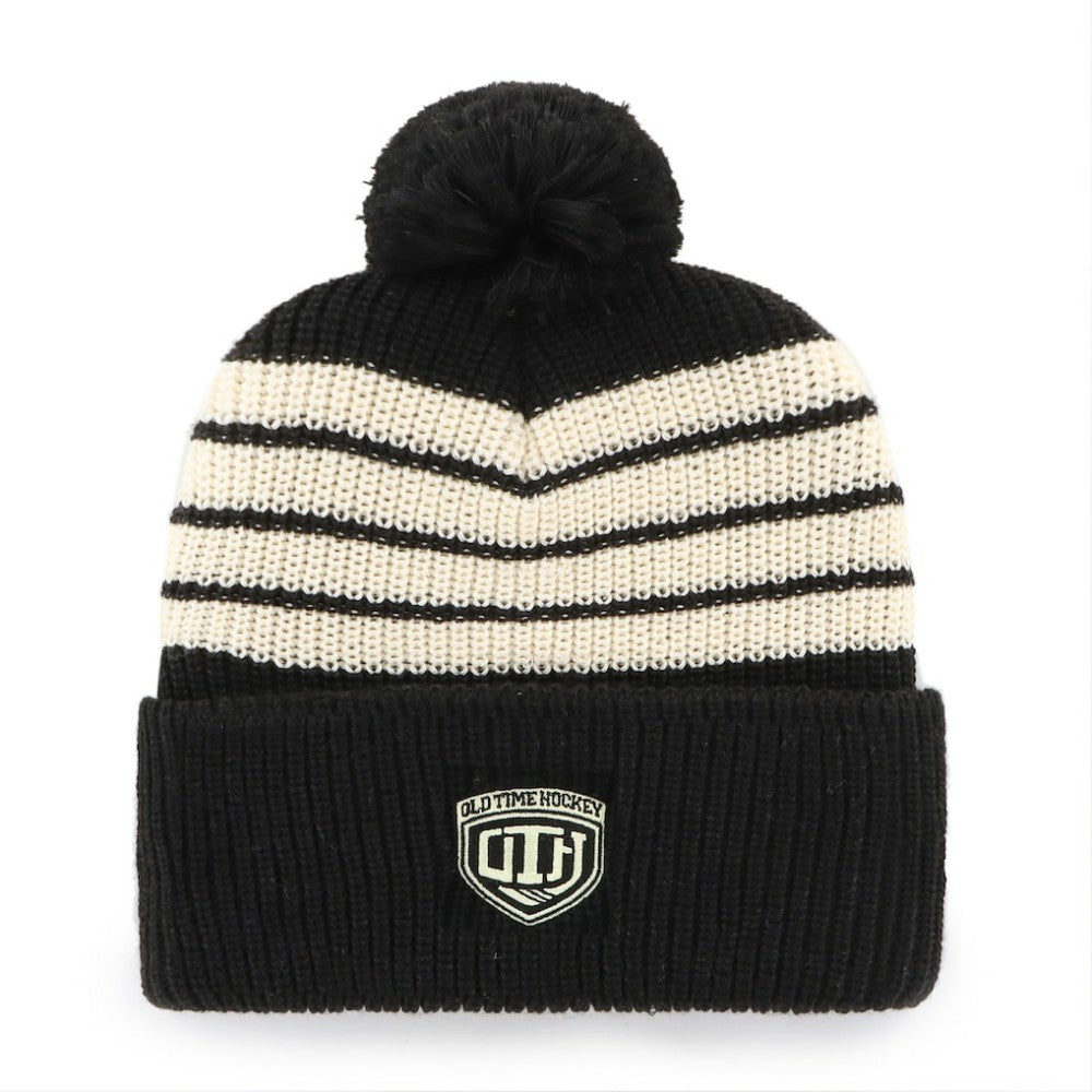 Chicago Blackhawks '47 Old Time Hockey Barn Cuffed Knit Hat with Pom -  NHL Hats