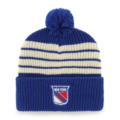 New York Rangers '47 Old Time Hockey Barn Cuffed Knit Hat with Pom -  NHL Hats