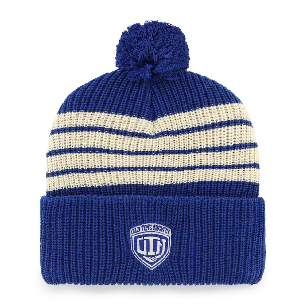 New York Rangers '47 Old Time Hockey Barn Cuffed Knit Hat with Pom -  NHL Hats